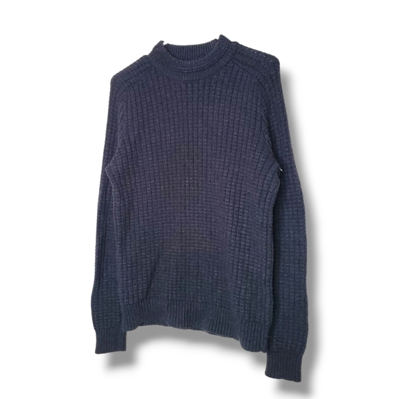 NWOT Selected / Homme Atlas Knit Sweater in Deep Gray Sz S - Picture 4 of 11